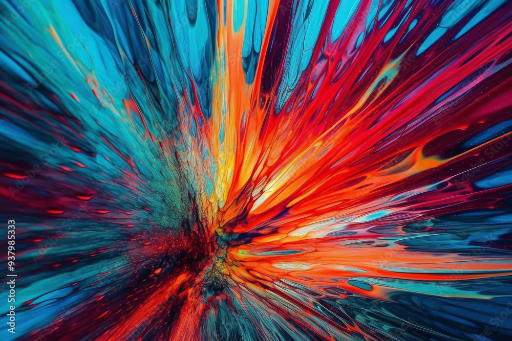 abstract background with splashes. generative AI.
abstract background with splashes. generative AI.