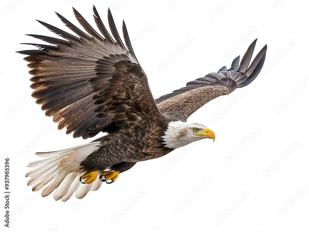 photo of an eagle floating mid-air on isolated background
photo of an eagle floating mid-air on isolated background