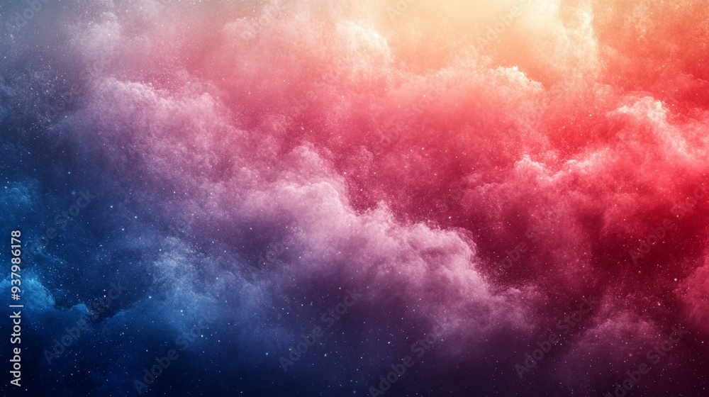 Banner and Cover Design Featuring Red, Blue, and White Grainy Gradient Background with Vibrant Noise Texture - Generative AI Banner and Cover Design Featuring Red, Blue, and White Grainy Gradient Background with Vibrant Noise Texture - Generative AI