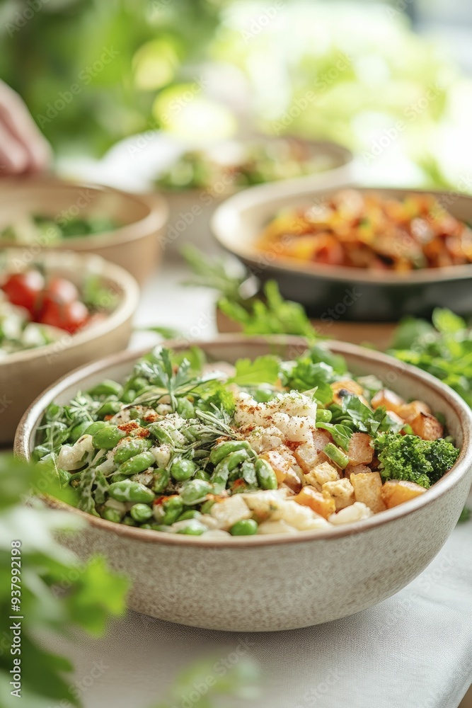 Unity in celebration as families come together, sharing traditional recipes passed down through generations.
