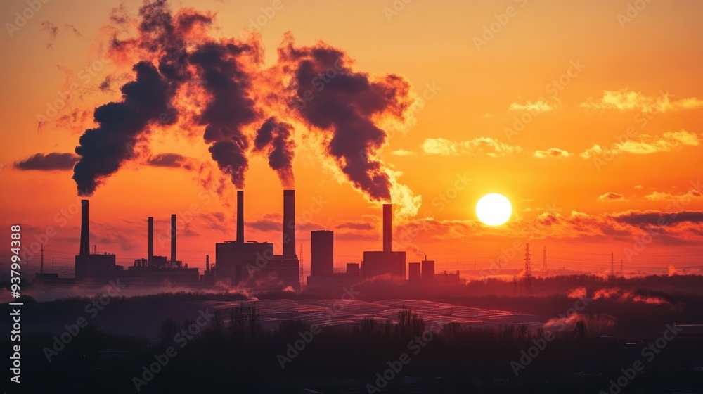 Fototapeta premium The role of carbon capture in achieving carbon neutrality and reducing emissions