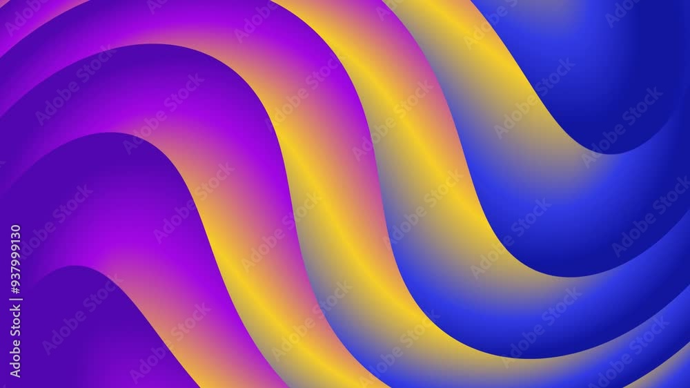 Animated background of abstract liquid color gradient texture marble. Seamless looping. Suitable for backdrop pattern, and artistic projects