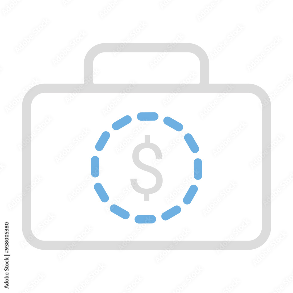 Portfolio, dollar, business icon