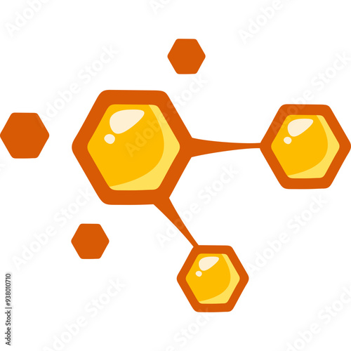 Honey Comb Illustration