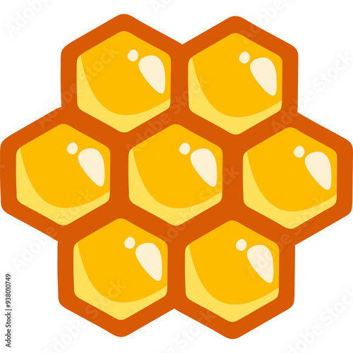 Honey Comb Illustration