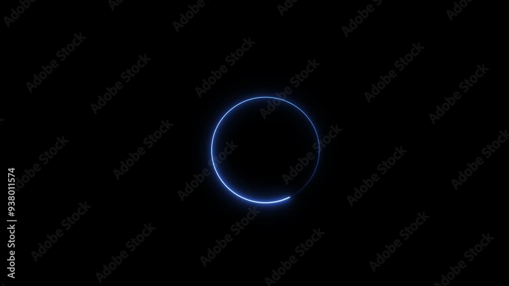 Abstract glowing neon circle, neon blue glowing light circle, neon circle. Abstract glowing neon circle, neon blue glowing light circle, neon circle.