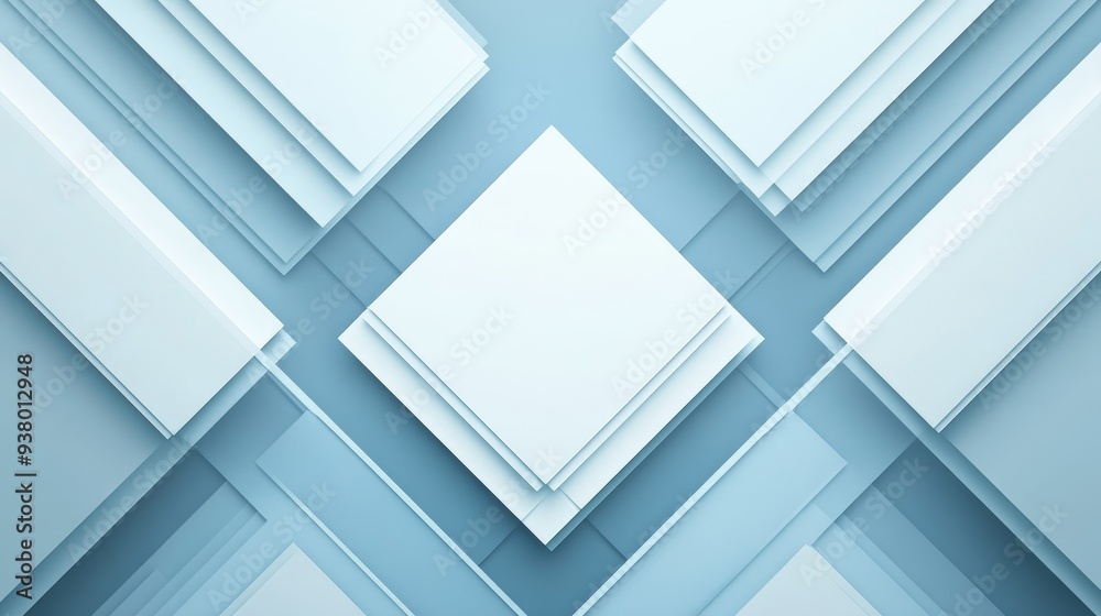 Abstract Geometric Pattern in Cool Blue Tones - A modern abstract design featuring overlapping geometric shapes in cool blue tones, symbolizing structure, order, technology, and digital space. Abstract Geometric Pattern in Cool Blue Tones - A modern abstract design featuring overlapping geometric shapes in cool blue tones, symbolizing structure, order, technology, and digital space.