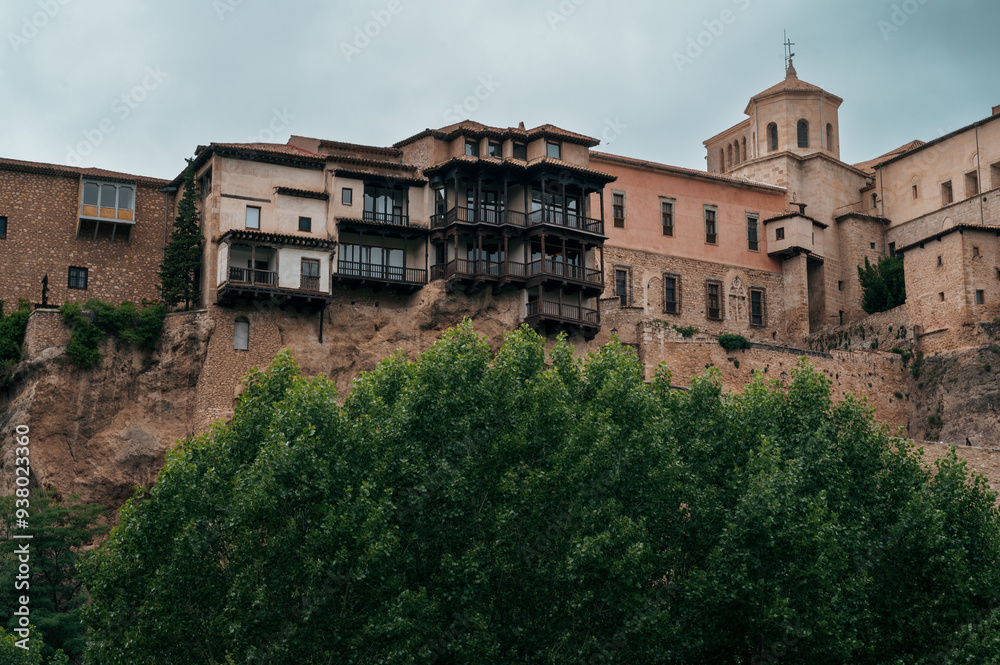 Fototapeta premium Famous Hanging houses of Cuenca, Spain. Casas colgadas