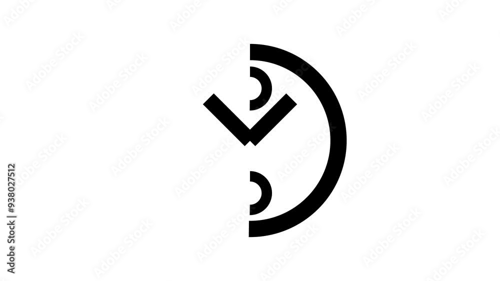 illustration of an arrow icon animation video illustration of an arrow icon animation video