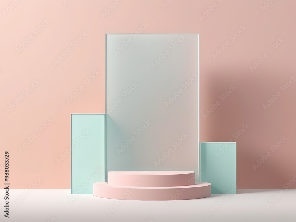 3d render podium showcase elegant minimalist 3d render podium showcase elegant minimalist