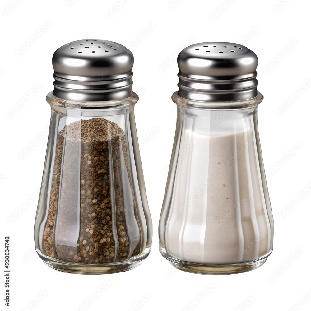 Salt and Pepper Shakers on a transparent background. Salt and Pepper Shakers on a transparent background.