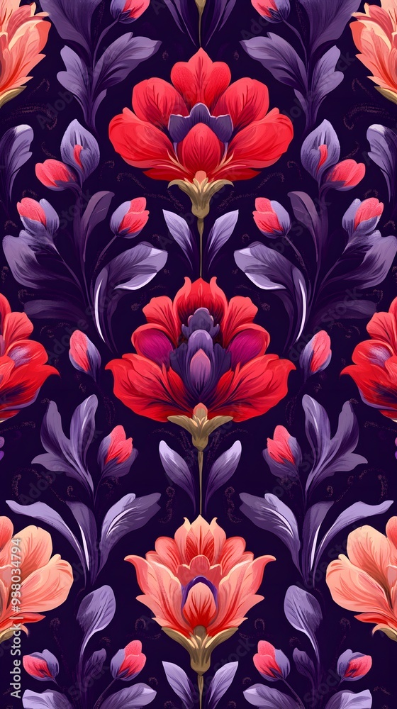 Shapes, Flowers, Florals, Purple and Red, Abstract Image, Texture, Pattern Background, Wallpaper, Smartphone Cover and Screen, Cell Phone, Computer, Laptop, 9:16 and 16:9 Format Shapes, Flowers, Florals, Purple and Red, Abstract Image, Texture, Pattern Background, Wallpaper, Smartphone Cover and Screen, Cell Phone, Computer, Laptop, 9:16 and 16:9 Format