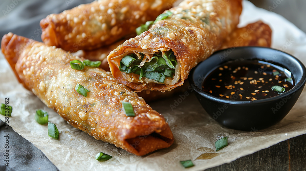 Chinese Egg Rolls with Dipping Sauce Chinese Egg Rolls with Dipping Sauce