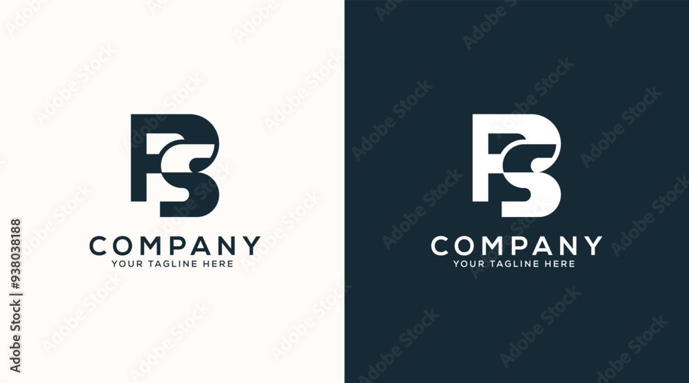 Letter PS logo vector icon. Monogram letter PS logotype design Letter PS logo vector icon. Monogram letter PS logotype design