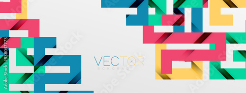 Color bend lines with shadow texture effect. Vector Illustration For Wallpaper, Banner, Background, Card, Book Illustration, landing page