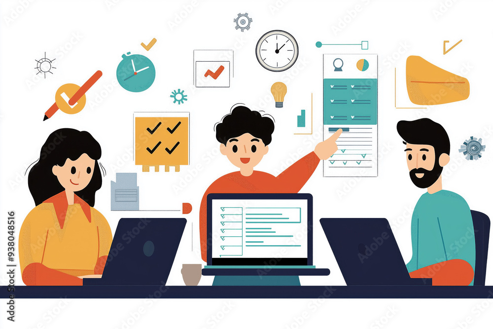 Personen arbeiten zusammen Personen arbeiten zusammen
