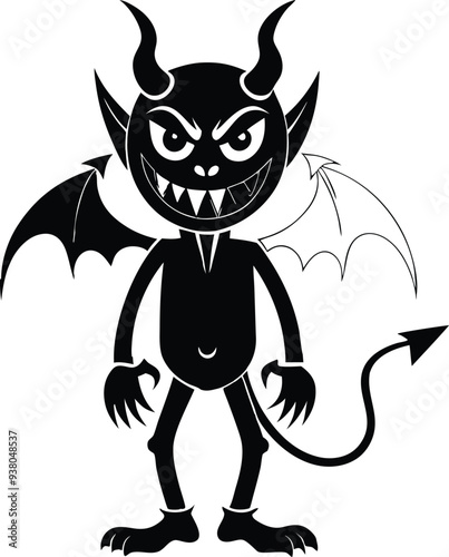 dracula devil silhouette illustration black and white
