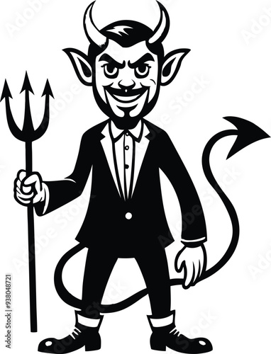 dracula devil silhouette illustration black and white