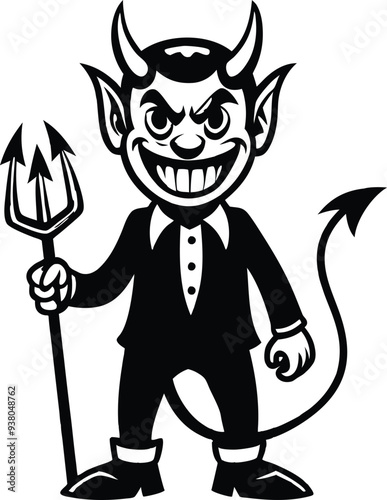 dracula devil silhouette illustration black and white