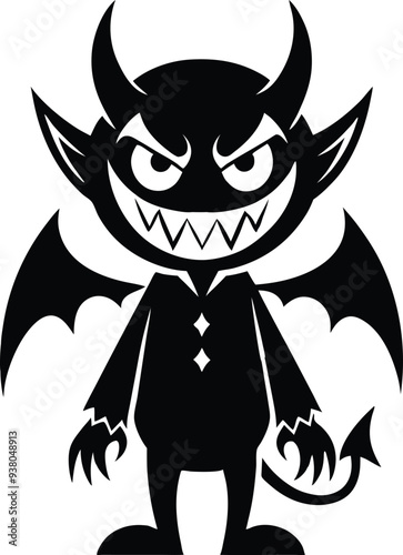 dracula devil silhouette illustration black and white
