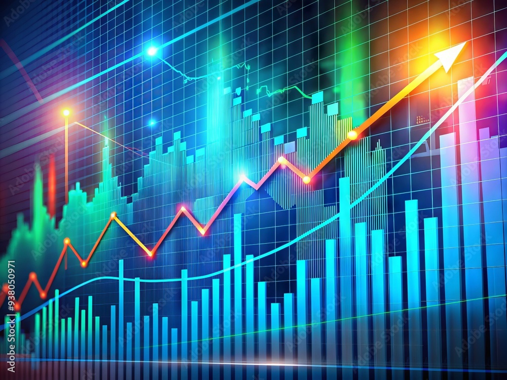 Vibrant financial chart displaying a steady uptrend line graph, symbolizing successful wealth management and controlled risk in a growing investment portfolio. Vibrant financial chart displaying a steady uptrend line graph, symbolizing successful wealth management and controlled risk in a growing investment portfolio.