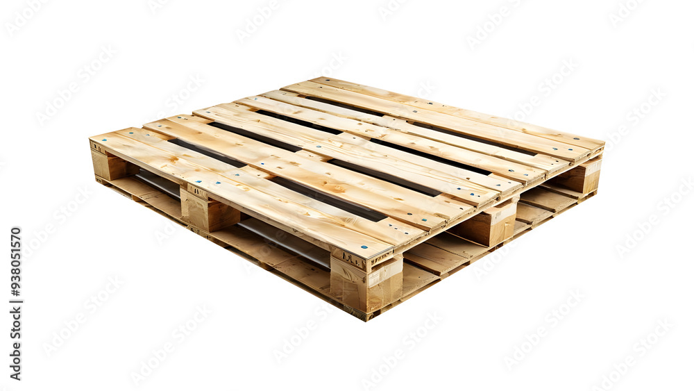 Wooden pallet isolated on a transparent or white background. Wooden pallet isolated on a transparent or white background.
