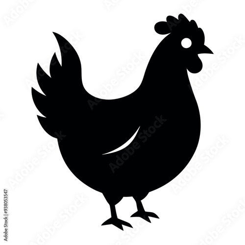 Chicken vector illustration.
