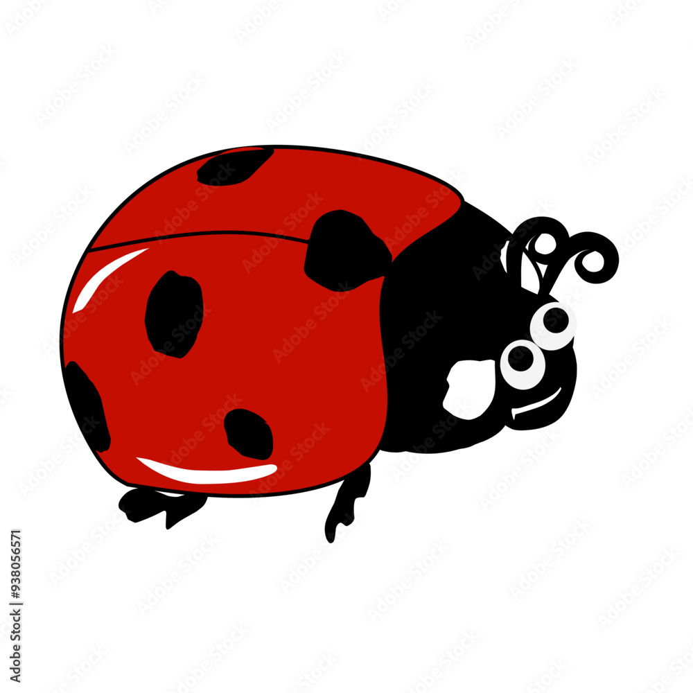 Obraz premium ladybug on white background