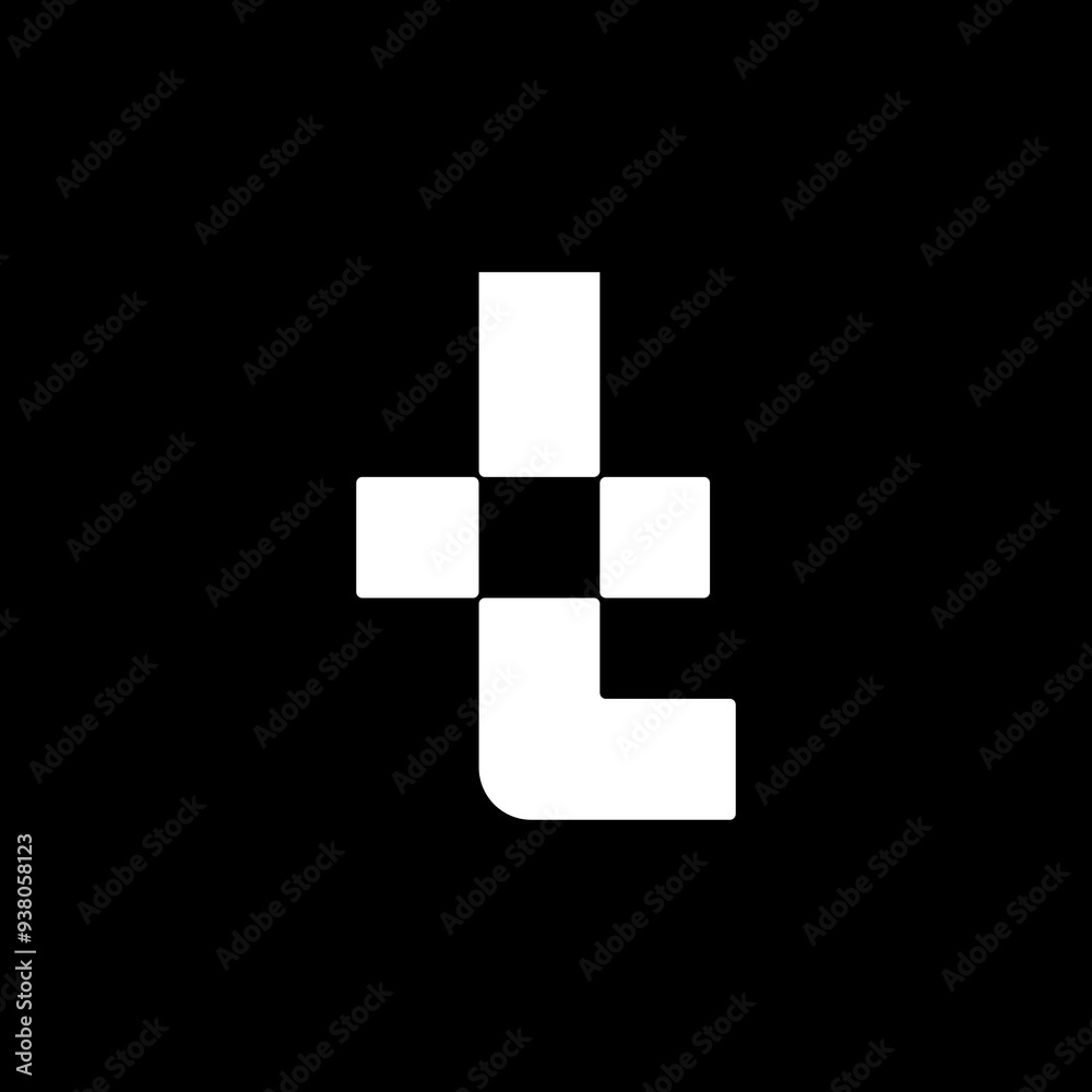 Obraz premium letter t logo