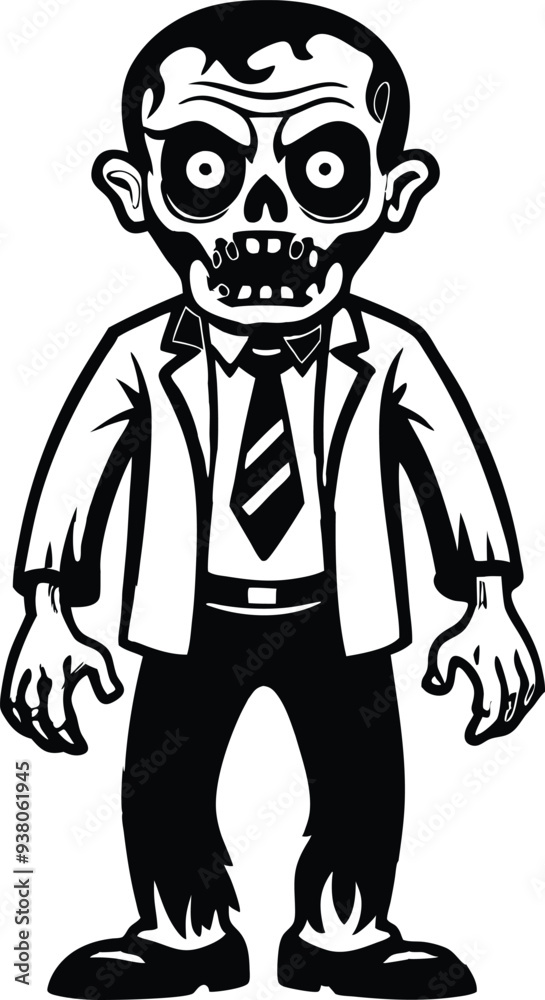 zombie silhouette illustration black and white zombie silhouette illustration black and white