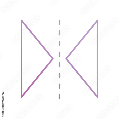 reflect gradient icon with white background vector stock illustration