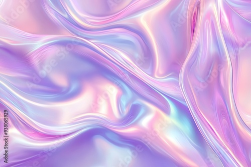 Vector abstract holographic background trendy colorful texture in blush