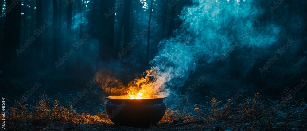 Cauldron Witch's Brew Wicca, Celtic Paganism Religion Spiritual Symbol Cauldron Witch's Brew Wicca, Celtic Paganism Religion Spiritual Symbol
