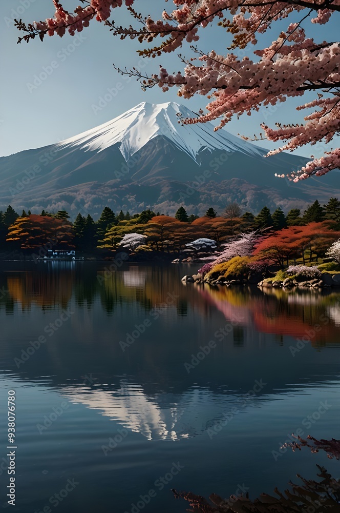 Obraz premium mountain in autumn season