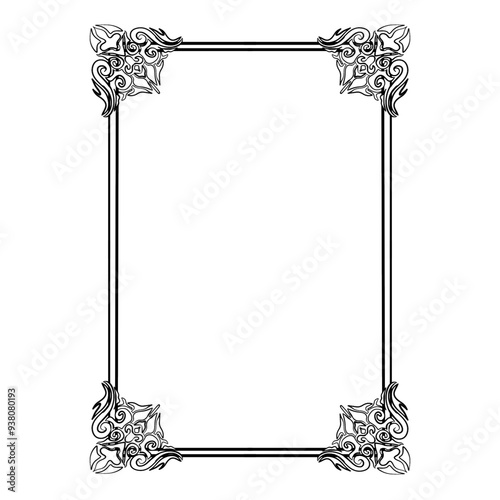 Border Frame With Unique Ornaments 1