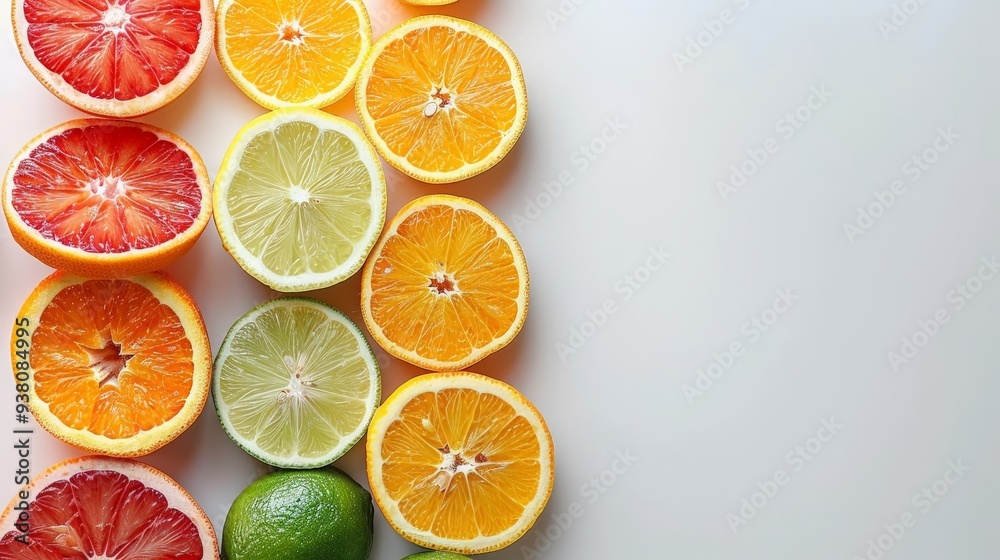 Fresh citrus fruits wallpaper