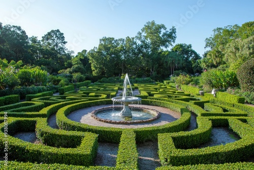 Labyrinth Garden Maze Various Christianity, Paganism Religion Spiritual Symbol