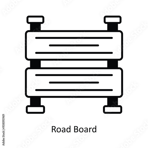 Shopping Location solid icon style illustration. EPS 10 File