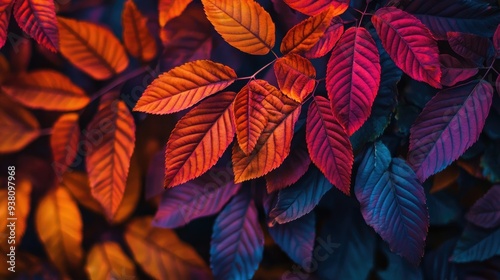 Ethereal foliage forming mesmerizing backdrop