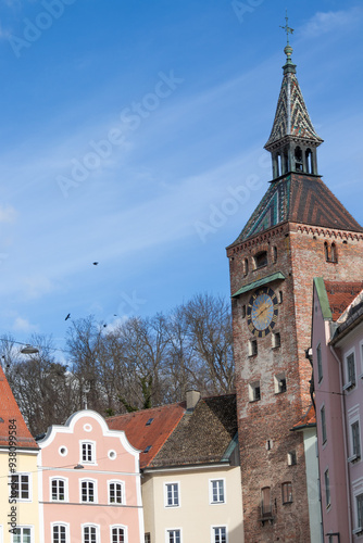 Schmalzturm in der Altstadt von Landsberg am Lech