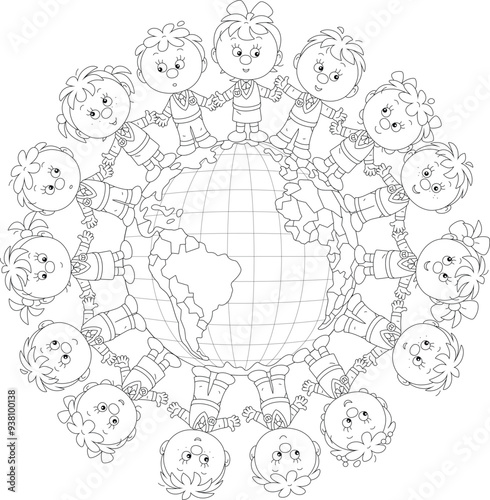 Happy little schoolchildren...