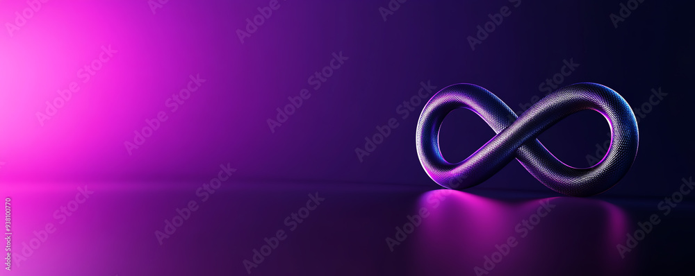 A modern depiction of the infinity symbol in purple and blue hues, representing limitless possibilities and eternal concepts. A modern depiction of the infinity symbol in purple and blue hues, representing limitless possibilities and eternal concepts.