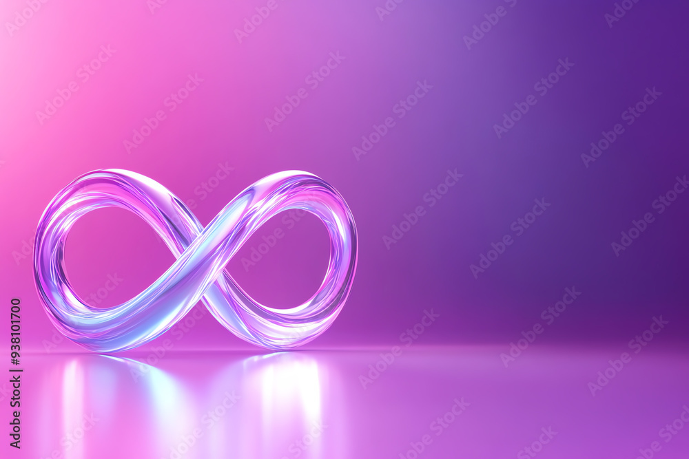 A vibrant, abstract representation of infinity symbol against a colorful, gradient background, symbolizing endless possibilities. A vibrant, abstract representation of infinity symbol against a colorful, gradient background, symbolizing endless possibilities.