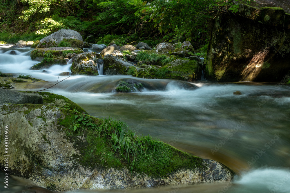 群馬県みなかみ町　照葉峡の流れ