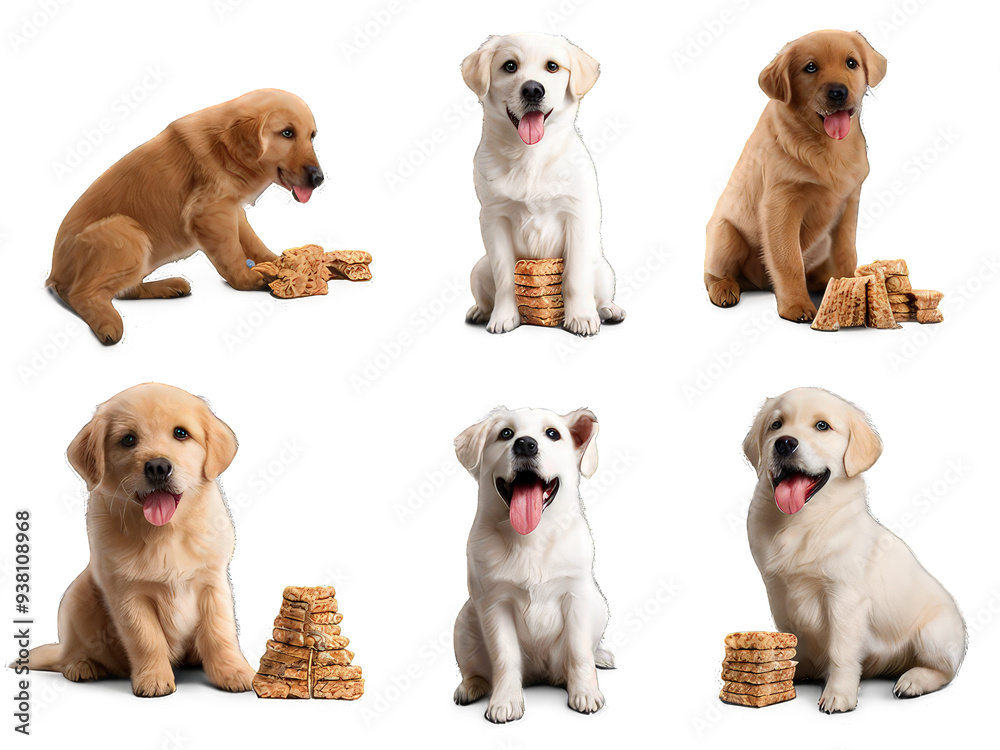 puppies of puppies isolated on a white background puppies of puppies isolated on a white background
