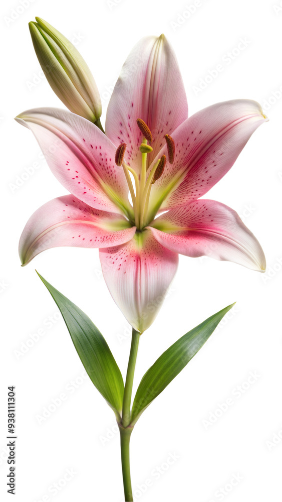 lily isolated on white lily isolated on white