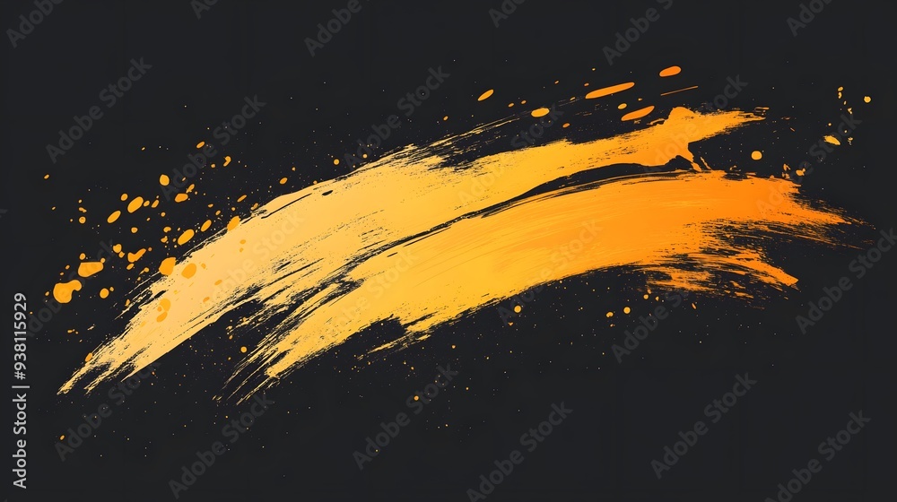 Orange Paint Stroke on Black Background, Abstract Image, Texture, Pattern, Wallpaper, Cover and Screen of Smartphone, Cell Phone, Computer, Laptop, 9:16 and 16:9 Format Orange Paint Stroke on Black Background, Abstract Image, Texture, Pattern, Wallpaper, Cover and Screen of Smartphone, Cell Phone, Computer, Laptop, 9:16 and 16:9 Format