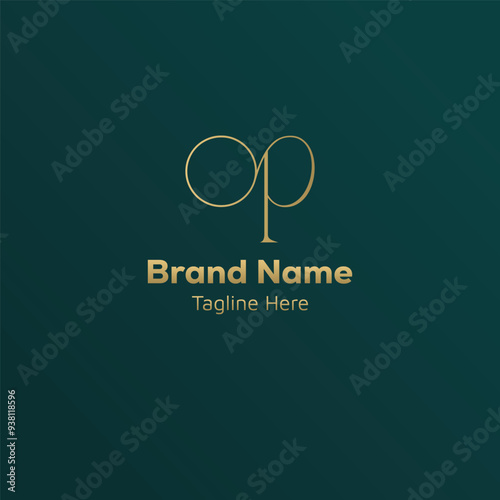 Initial based creative op logo