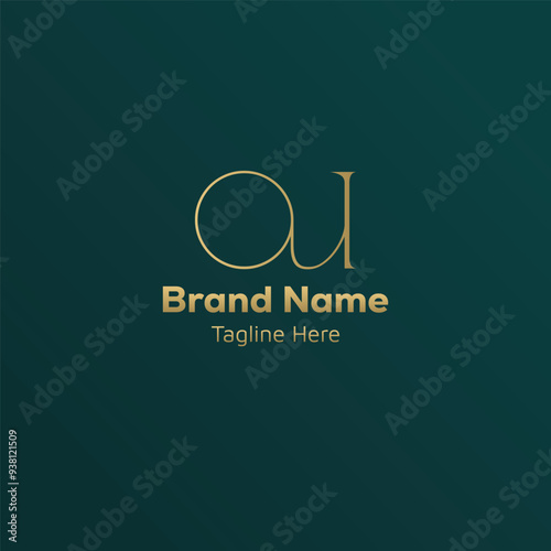 Initial based creative ou logo