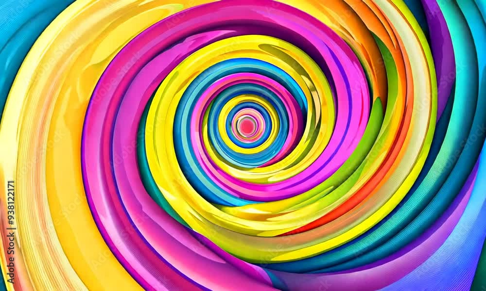 Abstract Colorful Spiral Abstract Colorful Spiral
